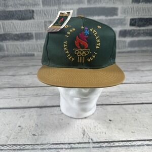 1996 Atlanta Olympics Vintage Snapback Hat Cap Green, Adult NWT